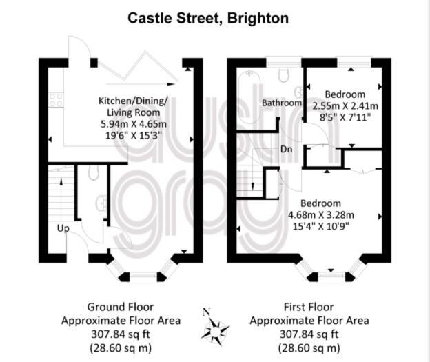 Castle Street - Central Brighton Townhouse, Up To 8 Guests别墅 外观 照片